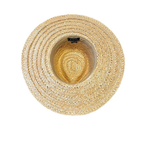 Wyeth by Todd Magill Natural Straw Rancher Hat Tan Leather Band O/S one  size - Picture 7 of 10